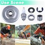 ADEFOL Pignon Kit de Pièces pour Tronconneuse Husqvarna 372 371 365 362 XP et Jonsered 2172 2171 2165 2163 2071 2065 2063, Tambo