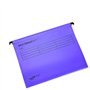 WANGCL Lot de 12 dossiers suspendus A4 avec onglets et inserts en carton pour armoire de classement A4 - Violet