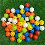 Lepidi 30 Pièces Pratique des Balles de Golf, Balle de Golf Couleur, Coloré Plastique 26 Trous Balles de Golf Creuses Air Flow p
