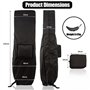 Adfuenom Housse de voyage de golf imperméable - Sac de golf léger et pliable - En polyuréthane résistant à l'usure - Taille univ