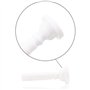POFET Lot de 5 embouchures pour trompettes en plastique ABS Blanc