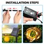 Corde de Guirlande Lumineuse Solaire Exterieure: 7M 100 LED Guirlande Solaire en Sisal 8 Modes Étanche Lampe Décoratives pour Ja