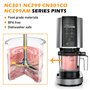 Lames de rechange pour machine à glace Ninja Creami, lames de rechange en acier inoxydable, lames de rechange pour ninja NC301 N