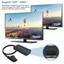 Wrugste Convertisseur Péritel vers HDMI avec câble HDMI, Adaptateur HD 720P/1080P Convertisseur Vidéo Audio pour Moniteur HDTV P