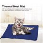 Akozon Coussin Chauffant pour Animaux domestiques Tapis Chauffant pour Chien Timing Température réglable Coussin Chauffante sûre
