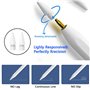 Stylet iPad, Pencil iPad, Stylo pour iPad (2018-2024) Stylet avec Fonction Anti-Faux Toucher et Détection D'inclinaison,Compatib