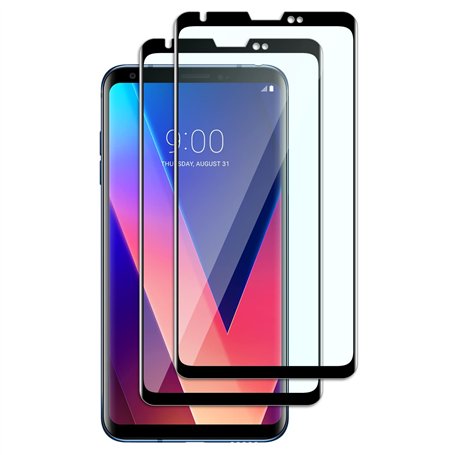 FWang 2 Pièces Verre Trempé Compatible avec LG V30/LG V30 Plus
