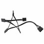 Câble d'alimentation Molex vers SATA, câble d'alimentation répartiteur SATA 4 broches IDE vers 5x15 broches pour disque dur