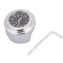 Maso Lot avec horloge et thermomètre Pour guidon de moto 7/8" (22 mm) Universel Étanche Noir