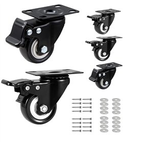 4 Pièces Roulette Chaise Bureau