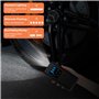 JOPHEK Gonfleur Pneus Voiture, Compresseur à Air Portatif 6000mAh Compresseur à Air Portatif, Gonfleur Pneus Voiture Rechargeabl