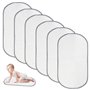 WEGREAT Lot de 6 matelas à langer réutilisables pour couches de bébé : matelas à langer lavables et imperméables