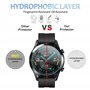 Diruite 4 Pièces Compatible avec Huawei Watch GT 2 46mm Protection Écran(Diamètre 39mm),2.5D Arc Edges 9H Dureté en Verre Trempé