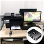 Commutateur de partage d'imprimante USB 2.0 - 2 ports USB avec lumière LED - 2 ordinateurs partagent 1 imprimante - Commutateur 