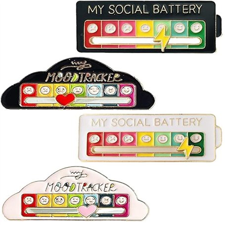 Social Battery Pin