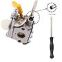 Hippotech Lot de 14 outils de réglage de carburateur avec vis Vis à tête hexagonale pour petit moteur à 2 temps pour Poulan Remp