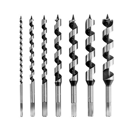 QWORK® Jeu de 7 Foret à Bois Hexagonale