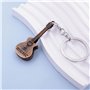 Drôles Guitare Porte-clés,Dessin Animé Pendentif Porte-Clés Mignon Guitare Pendentif 2 Pièces Personnalité Tendance Porte-clés p