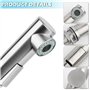 Robinet Cuisine Douchette, Mitigeur Cuisine avec Douchette Extractible, Robinet Cuisine Douchette avec 2 Modes de Pulvérisation,