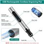 Euakee Stylo Graveur Électrique, USB Rechargeable Trousse à Outils De Gravure, Mini Outil Graver San Fil, Graveur Rotatif de Bri