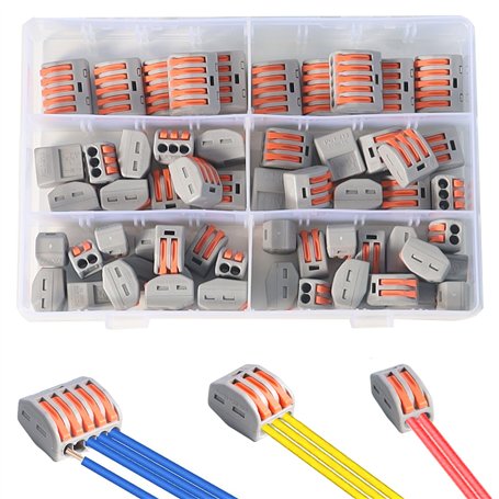 60 pièces Connecteurs électriques avec levier de commande