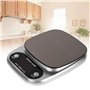 Balance De Cuisine Échelle De Nourriture Kitchen Scale Numérique Multifonction en Acier Inoxydable Cristaux Liquides avec Gamme