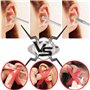 Nettoyeur D'oreille, 8 Pcs Cuillère à Oreille en Acier Inoxydable, Kit de Nettoyeur D'oreilles, Curette Oreille Kit, Ear Wax Cle