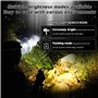 L.StarryIsland Lampe Frontale Rechargeable，1300 Lumen Mini Torche Led Puissante，Usb Rechargeable, 7 Modes D'éClairage, Pour le T