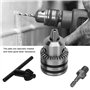 Mandrin pour perceuse 3,0-16 mm 1/2-20UNF Kit adaptateur mandrin pour perceuse type clé mandrin pour perceuse avec adaptateur he
