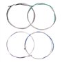 Cordes de Violoncelle A-D-G-C Corde de Fil d'acier pour Violoncelle pour Remplacement de Violoncelle Pleine Grandeur 4/4-3/4 ave