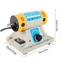 350W Polisseuse de Établi pour Bijoux Machine de Polissage de Établi Tour à Polir Polisseuse à Vitesse Variable 220V 10000 Tr/Mi