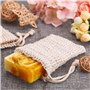 Lot de 2 Pochettes à Savon en sisal, Filet Savon,Pochette Savon Solide,Sac a Savon,Pochettes de Transport de Savon 13cm×10cm