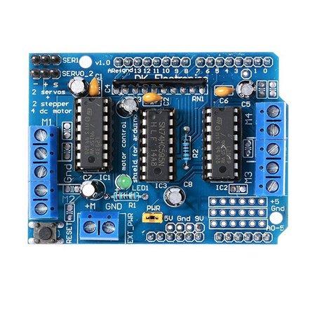 DollaTek L293D Motor Drive Shield Expansion pour Arduino Duemilanove Mega UNO R3 AVR ATMEL