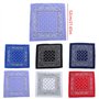 Lot de 6 Bandanas pour Hommes et Femmes,Paisley Foulard, 55 * 55 cm,6 couleurs