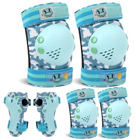 CKE Genouillères pour enfants de 3 à 8 ans patins à roues alignées pour enfants genouillères et coudières ensemble d'équipements