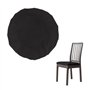 DHSBGWSX 1 housse de chaise noire