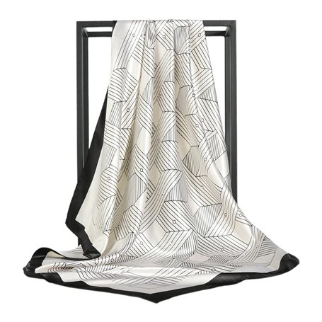 1 foulard blanc cassé