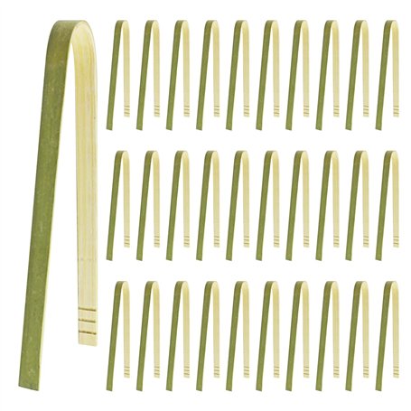 Lot de 30 pinces en bambou