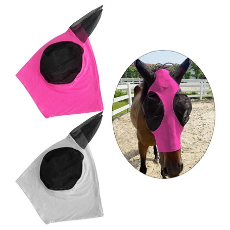 Lot de 2 masques de cheval volants