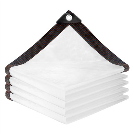 Tapvai 2 M X 3 M Bâche Transparente avec Œillets