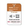 Retreev Étiquette de bagage retreev™ Smart NFC et QR Code : récupération sécurisée des sacs, protection de l'identité | Installa