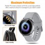 UniqueMe 9H Full Screen pour Samsung Galacy Active2/Watch 4 44 mm Protection d'écran, 2 Pièces Verre de Protection en Aluminium,