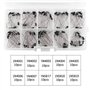 Diode, kit électronique assortiment d'assortiment de diode de redresseur de 100pcs 10Values avec la perte de puissance de boîte,