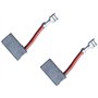 Brosses de moteur en carbone compatibles avec scie à onglet Dewalt DW718 / DWS780 / DW717XPS - Pièce de rechange pour outils éle