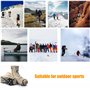 3 Paires Couvre-Chaussures antidérapants pour la Neige Crampons Glace Chaussures à Antidérapants pour L'extérieur Pinces Engins