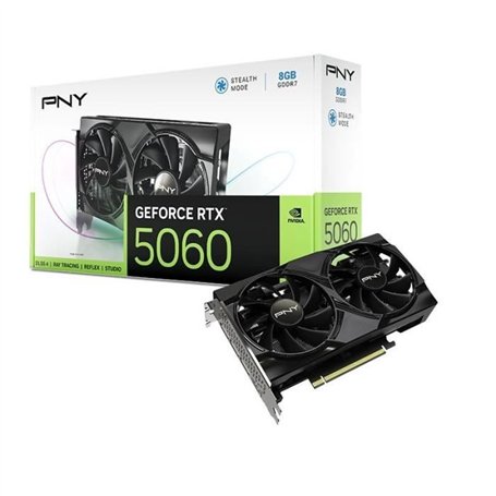 PNY - Carte Graphique - GEFORCE RTX 5060 - 8GB - Dual Fan - DLSS 4