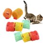 Liwein Jouet Ressorts Chat, Coloré Jouets à Ressort de Chat Plastique Hélicoïdaux en Spirale Interactifs Durables Cadeau de Nouv