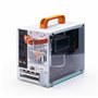 SGPC K66 Lite Boîtier compact ITX – Design élégant en acier de 1 mm-1,5 mm avec panneau latéral en verre trempé de 3 mm. Compati