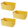 Yngffb 3 Pièces Panier de Rangement en Plastique