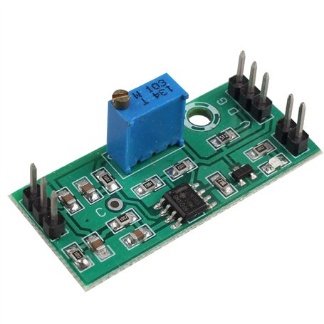 HALJIA LM393 Module de Comparateur de Tension Réglable Forme d'onde Signal High Low Level/Charge Drive Dual Channel 4.5-28 V Hig